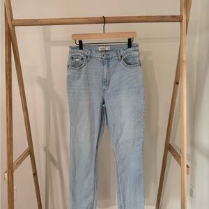 Abercrombie 90s slim straight ultra high rise curve love jeans